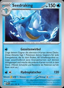 Seedraking card in German