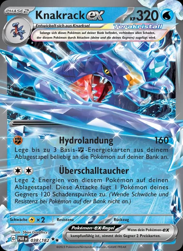Knakrack-ex card in German