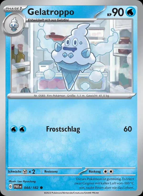 Gelatroppo card in German