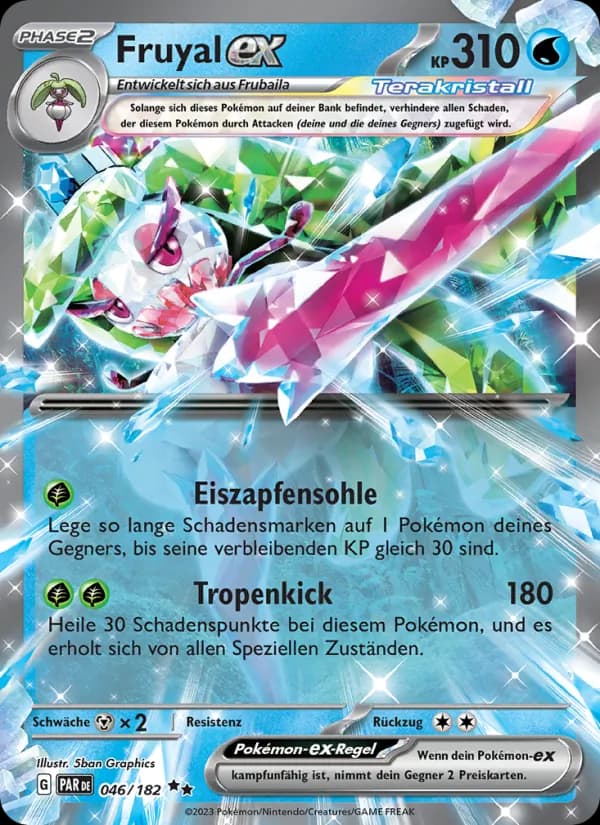 Fruyal-ex card in German