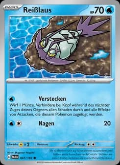 Reißlaus card in German