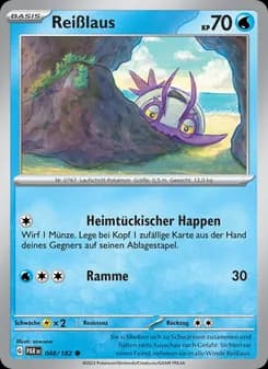 Reißlaus card in German
