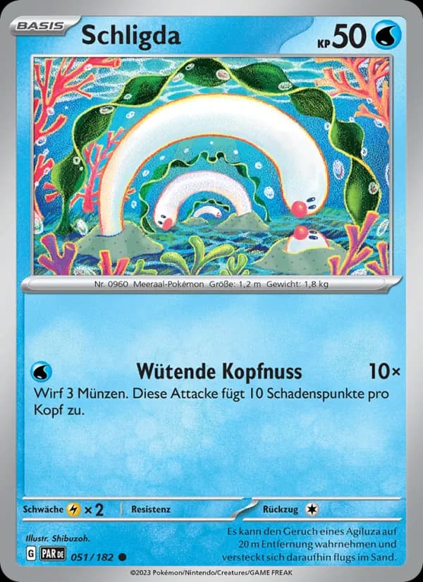 Schligda card in German