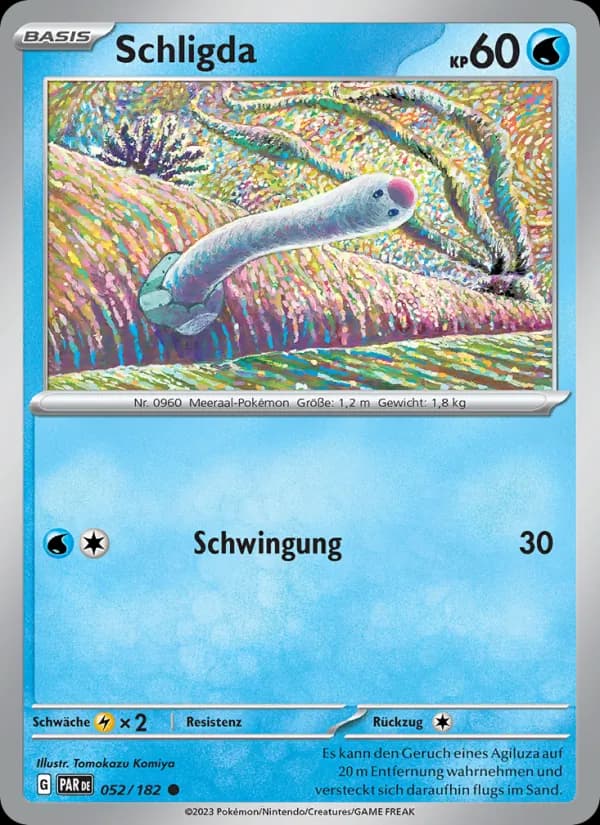 Schligda card in German