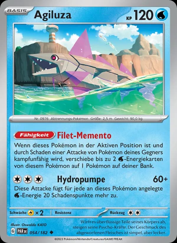 Agiluza card in German