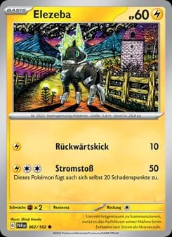 Elezeba card in German