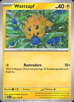 Wattzapf card in German