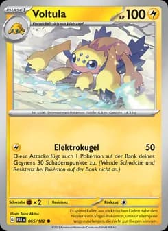 Voltula card in German
