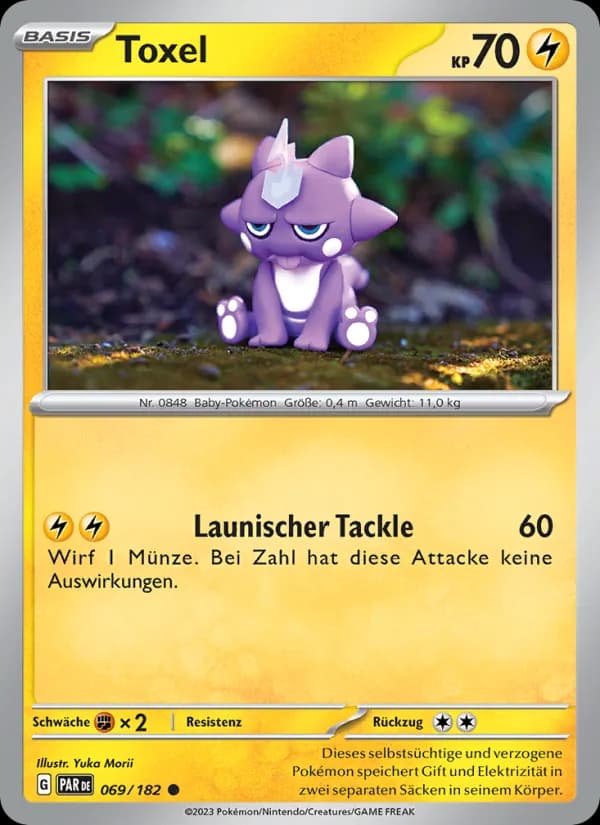Toxel card in German