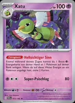 Xatu card in German
