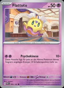 Flattutu card in German