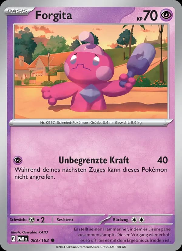 Forgita card in German