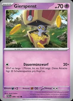 Gierspenst card in German