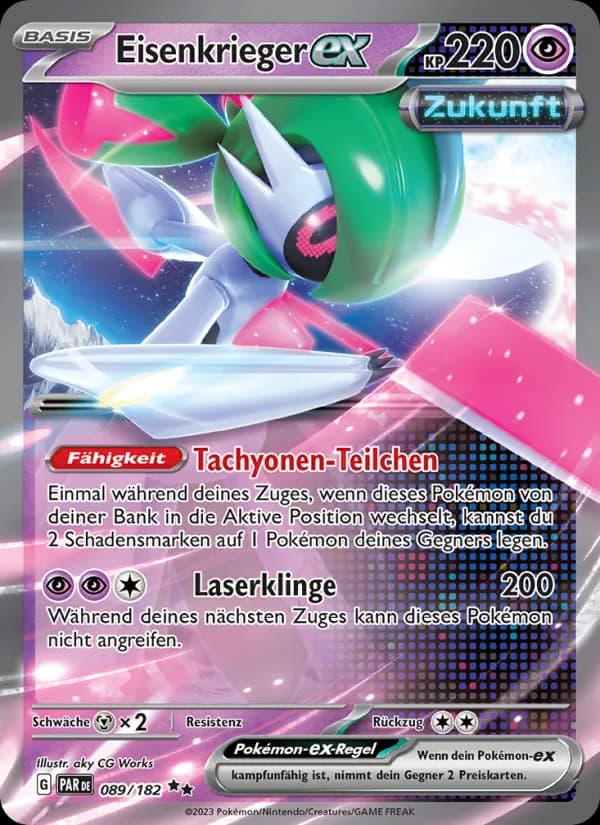 Eisenkrieger-ex card in German
