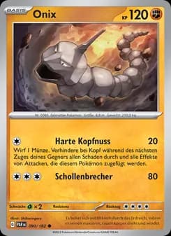 Onix card in German