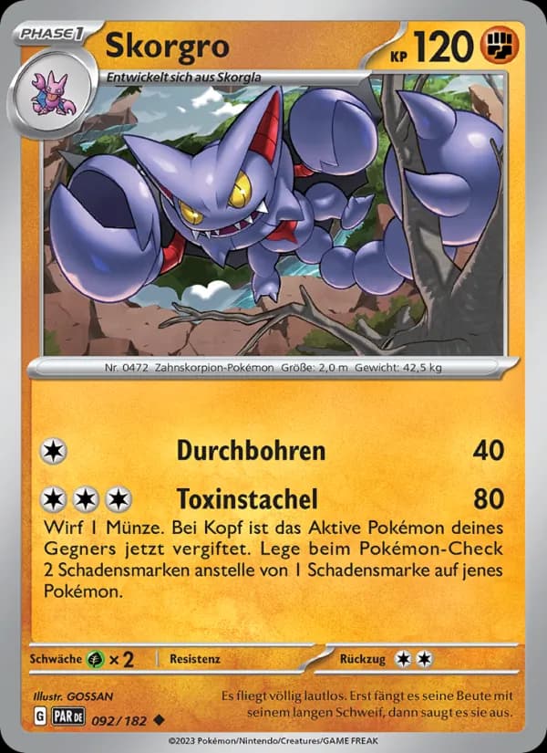 Skorgro card in German