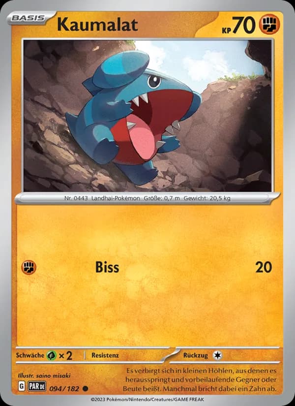 Kaumalat card in German
