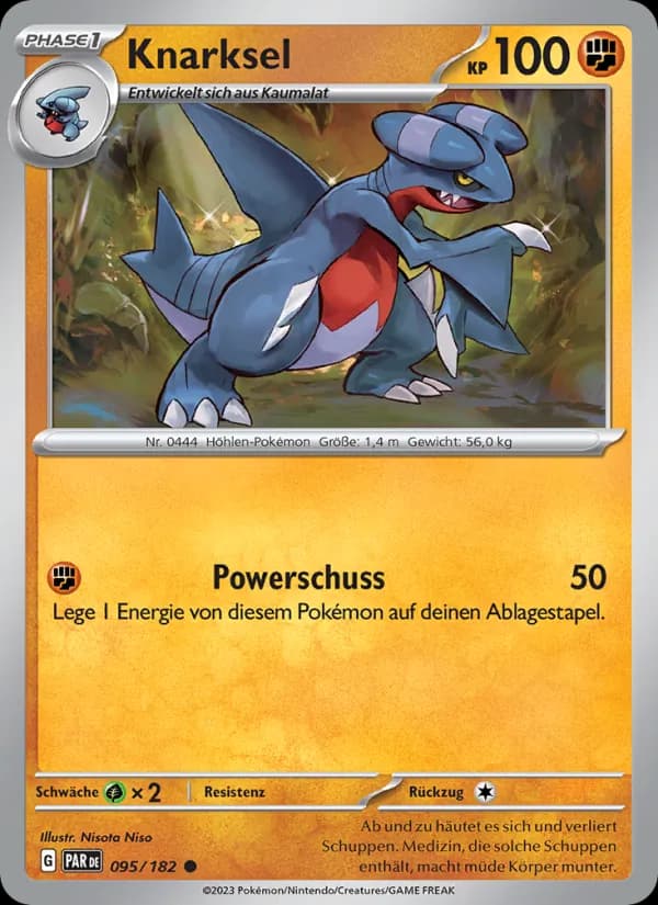 Knarksel card in German