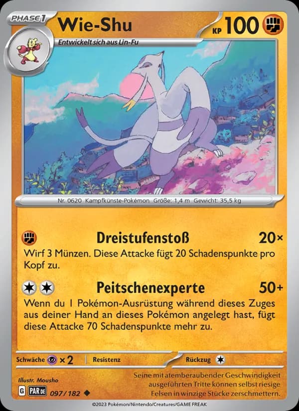 Wie-Shu card in German