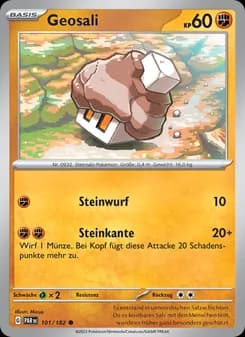 Geosali card in German