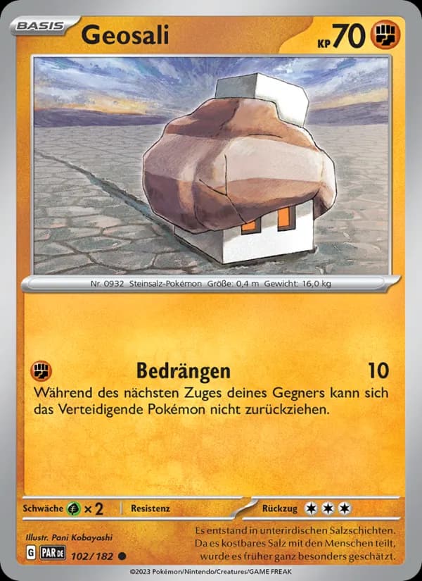 Geosali card in German