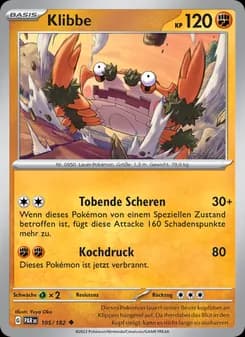 Klibbe card in German