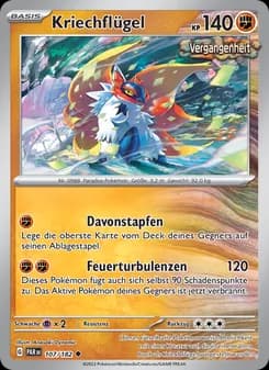 Kriechflügel card in German