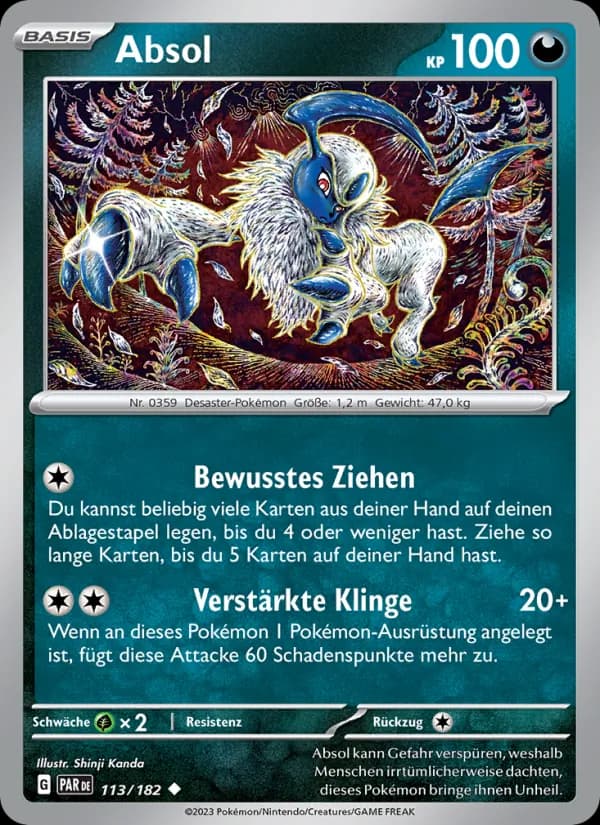 Absol card in German