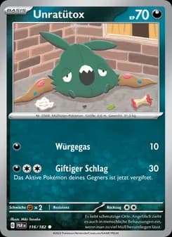 Unratütox card in German