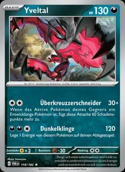 Yveltal card in German