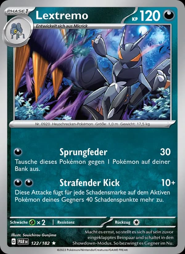 Lextremo card in German