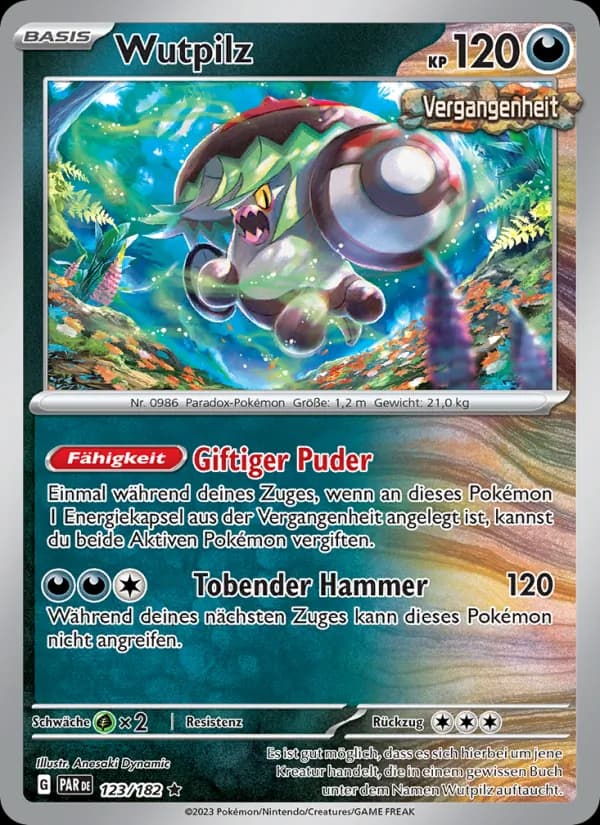 Wutpilz card in German