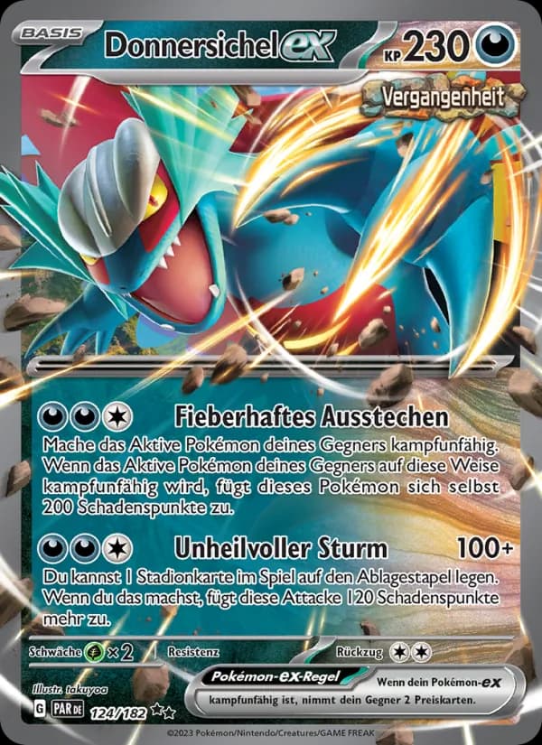 Donnersichel-ex card in German