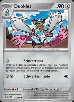 Duokles card in German