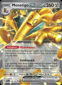 Monetigo-ex card in German