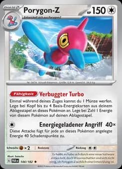 Porygon-Z card in German