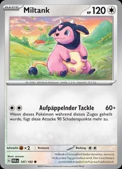 Miltank card in German