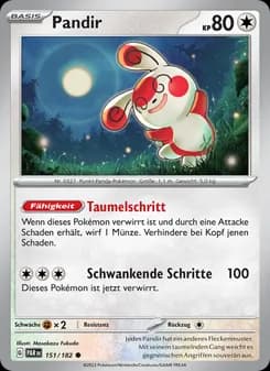 Pandir card in German