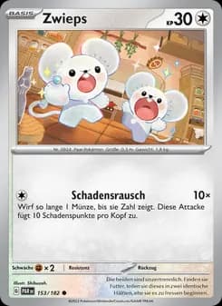 Zwieps card in German