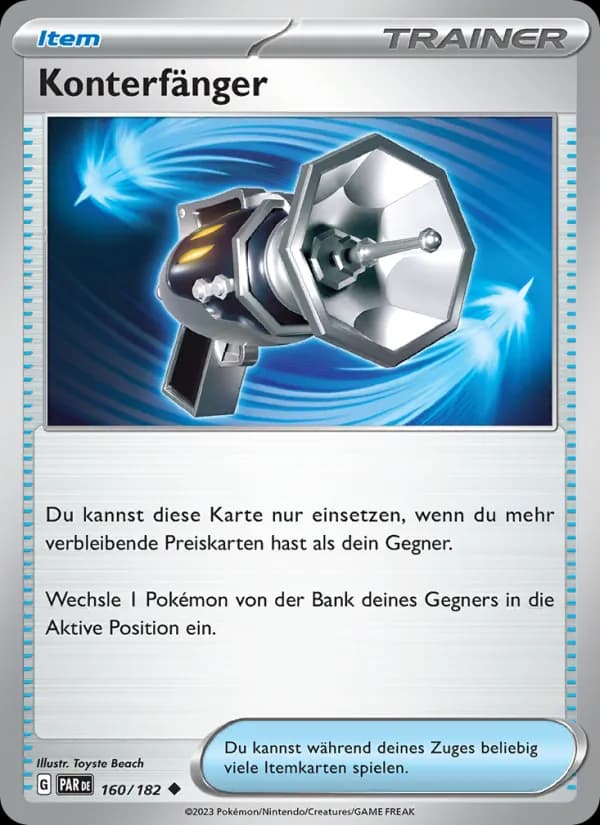 Konterfänger card in German