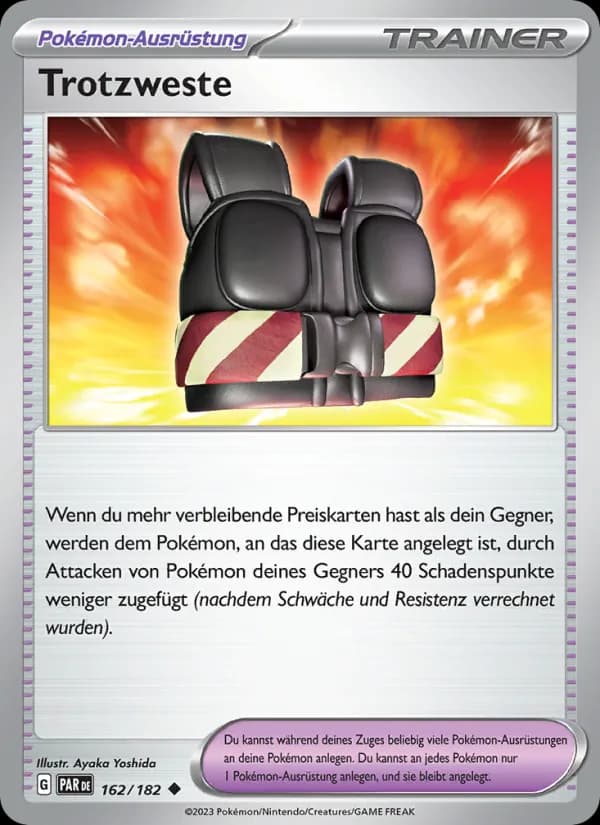 Trotzweste card in German