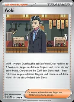 Aoki card in German