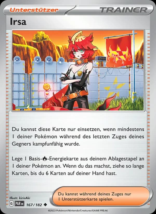 Irsa card in German