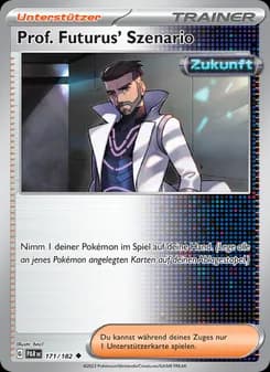 Prof. Futurus' Szenario card in German
