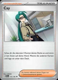 Cay card in German