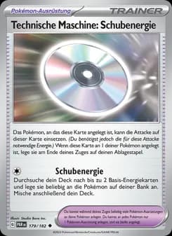 Technische Maschine: Schubenergie card in German