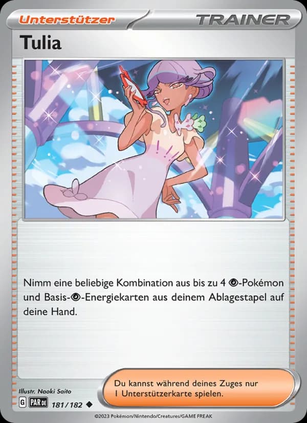 Tulia card in German