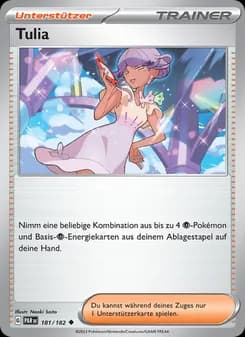 Tulia card in German