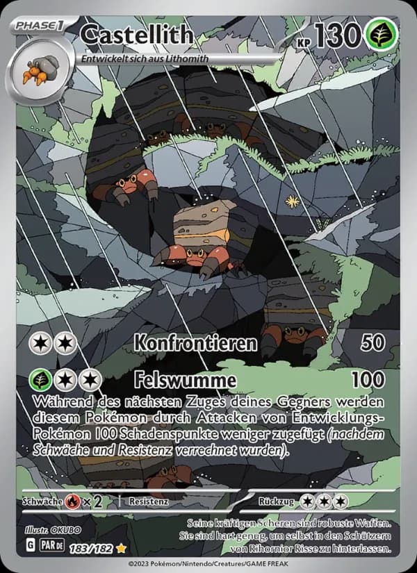 Castellith card in German