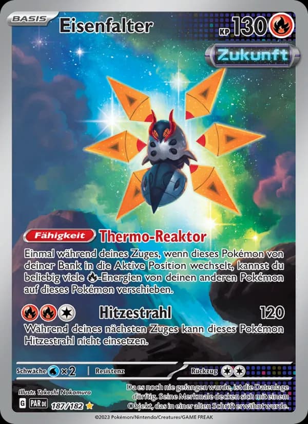 Eisenfalter card in German